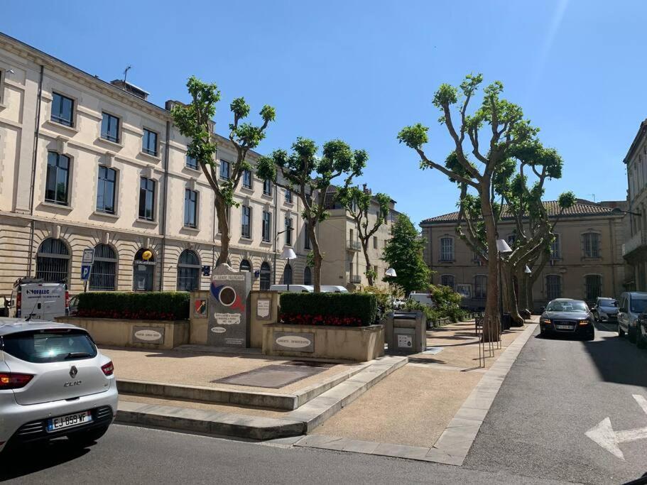 Appartement avec terrasse au cœur de Carcassonne - Serviettes Draps Ménage inclus Extérieur photo